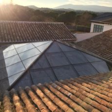 Instalación de techo lucernario para Hotel en Bobadilla, Granada